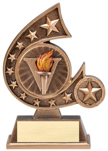 Trofeos de Resina - Comet Series (Materias y Deportes)